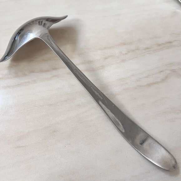 Set of 3 STANLEY ROBERTS SRB180 Stainless Floral Ladle/Butter Knife/Sugar Spoon - Picture 3 of 10